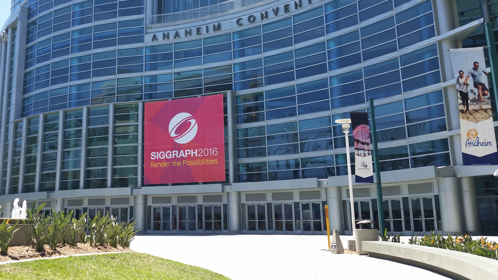 Siggraph 2016 in Anaheim, USA.